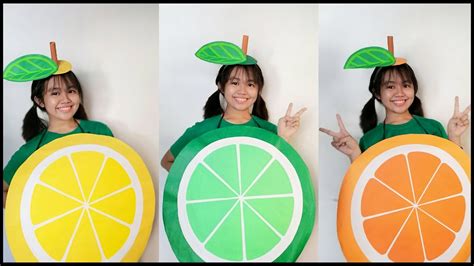 How to make fruit costume at home